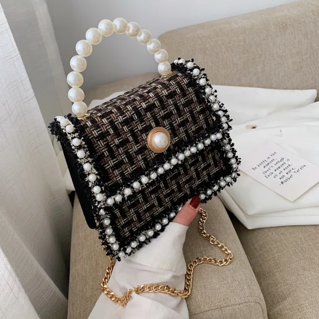 Chain Bag Personalized Girl Messenger Bag Leisure Shoulder Black - Shop at LoveMi