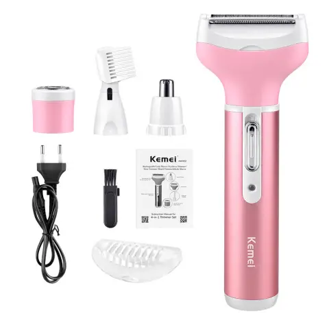 Portable 4in1 Multi-Functional Lady Women Rechargeable Shaver Eyebrow Shaping