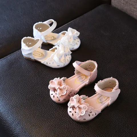 Korean Style Girls' Single Shoes Baby Soft Soled Toddler