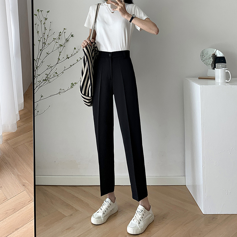 Title 4, New Style Trousers, Drape, Straight, Loose, Hi...