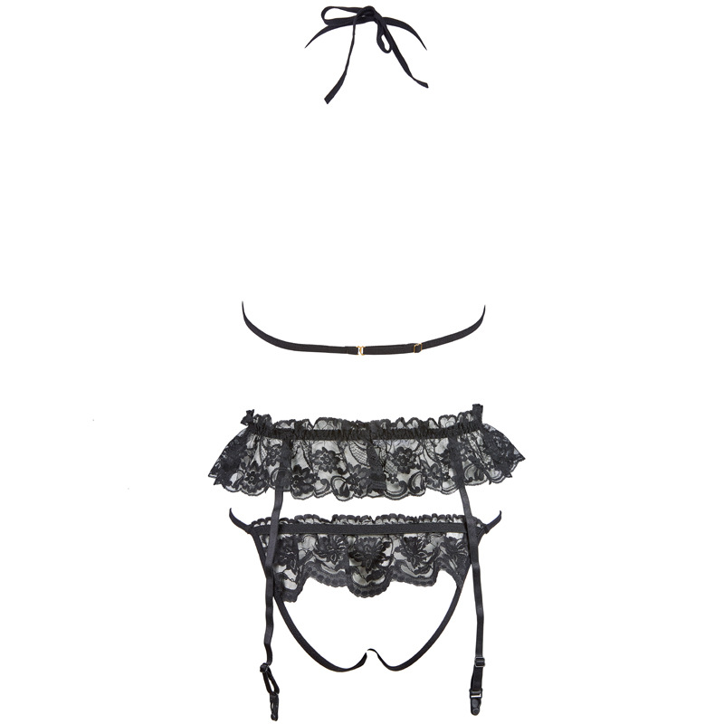 Title 4, Non-Elastic Lace Hollow No Steel Ring Bra Banda...