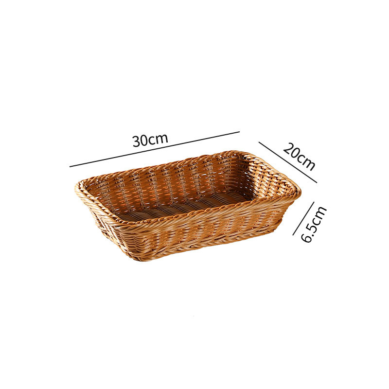 Title 2, Plastic Hand-Woven Supermarket Snack Storage Ba...