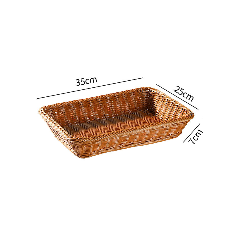 Title 1, Plastic Hand-Woven Supermarket Snack Storage Ba...