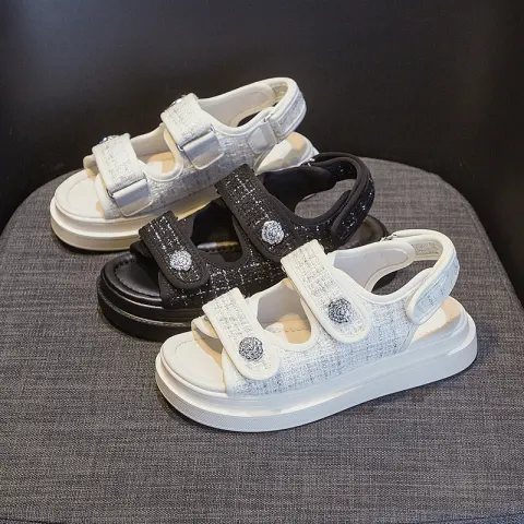 Sports Daddy Sandals Casual Flat All-match Tide Platform Shoes