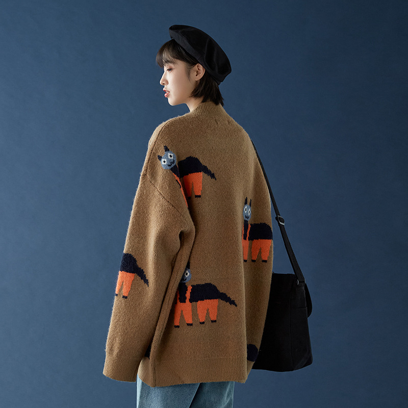 Cardigan Jacket Autumn And Winter All-Match Knitted Top