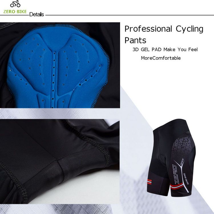 Title 3, Heren fietsshorts sneldrogend met padding, stra...