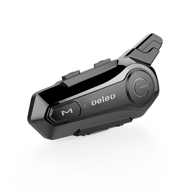 Pure Black Design Fashion Motorcycle Bluetooth Headset Intercom Interconnection Outdoor Riding - Image 3