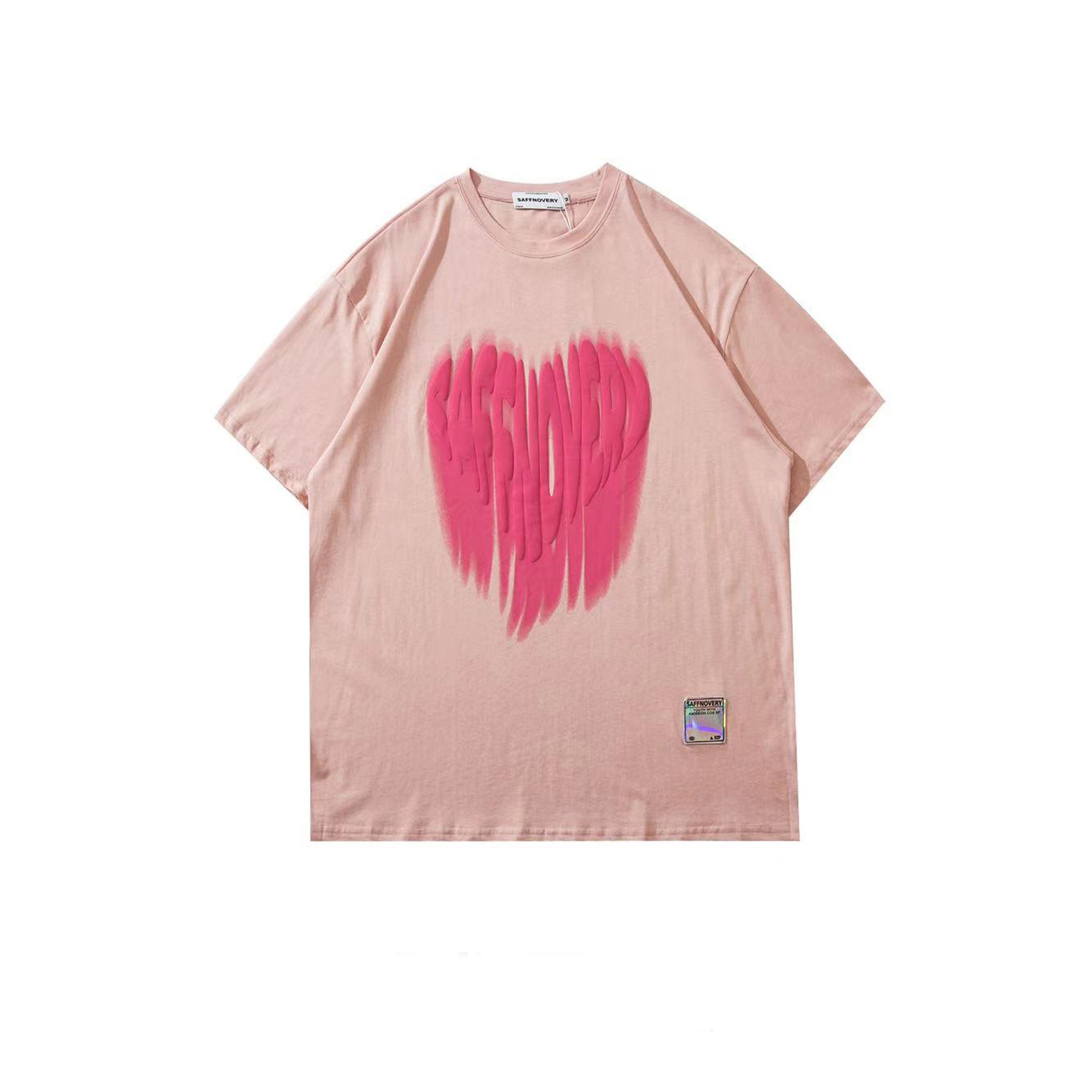 New Loose Letter Love Short-Sleeved T-Shirt