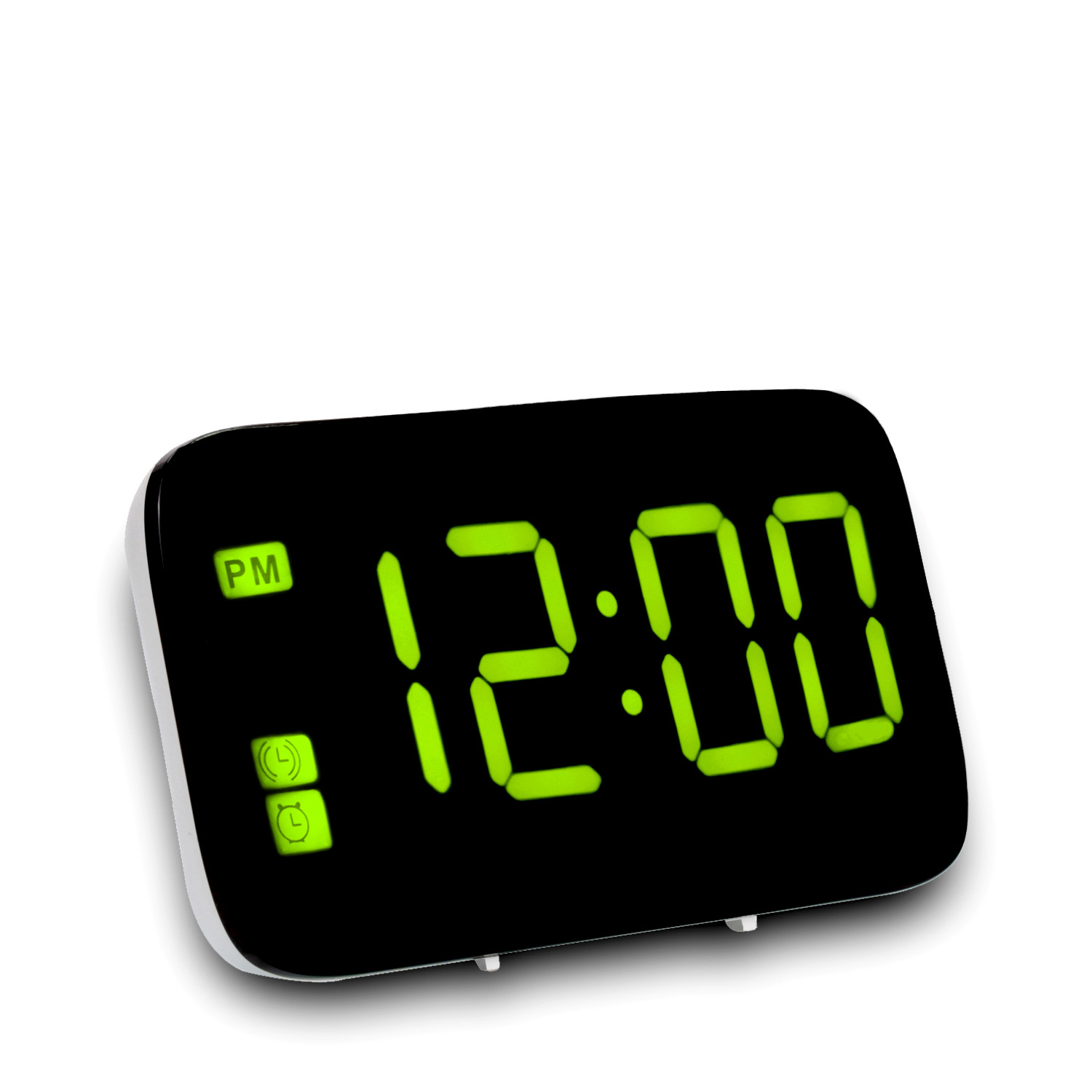 LED Digital Alarm Clock Snooze Large LCD Display Battery - Image 3