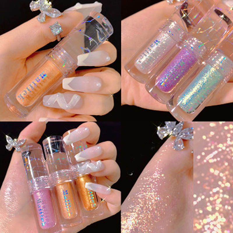 Pearl Glitter Sequins Monochrome Eyeshadow B - Shop at LoveMi