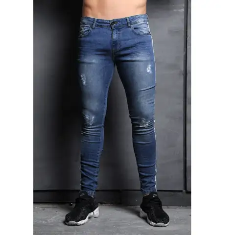 Wish Jeans for Men New Fashion Knee Holes