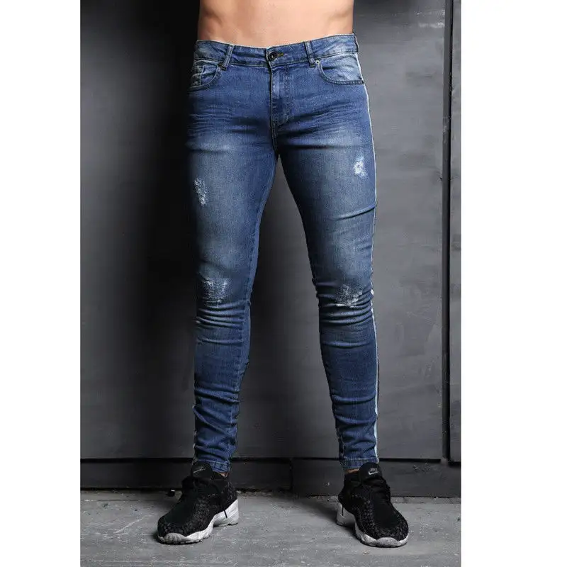 Wish Jeans for Men New Fashion Knee Holes