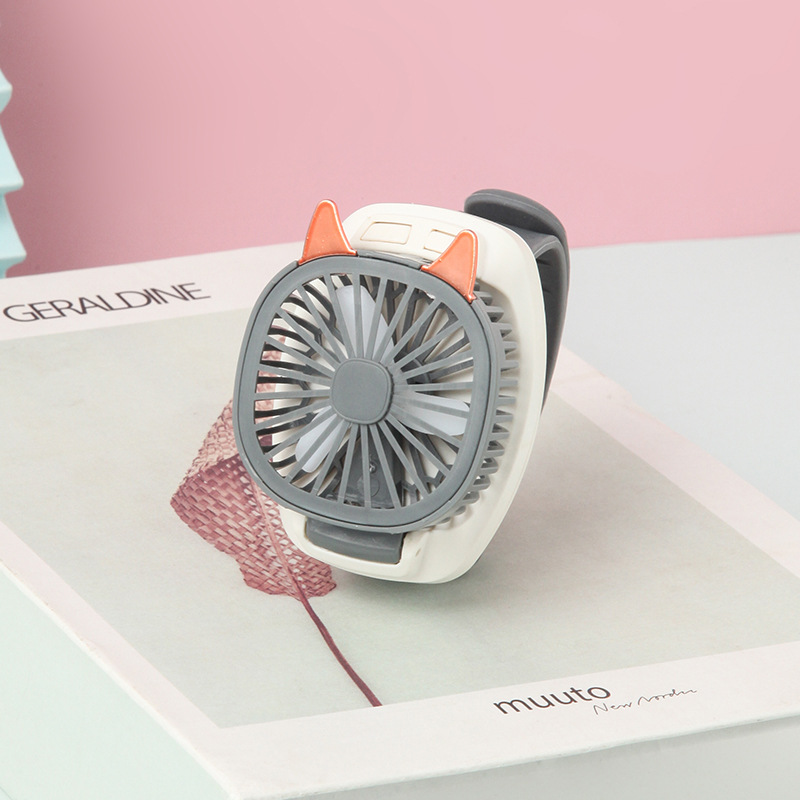 Cartoon Children's Mini Handheld Watch Fan