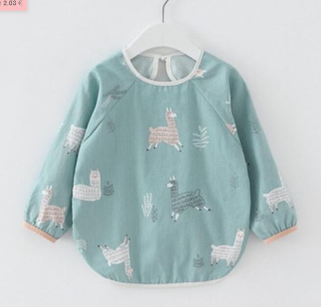 Cotton Baby Eating Pocket Smock, Children's Apron