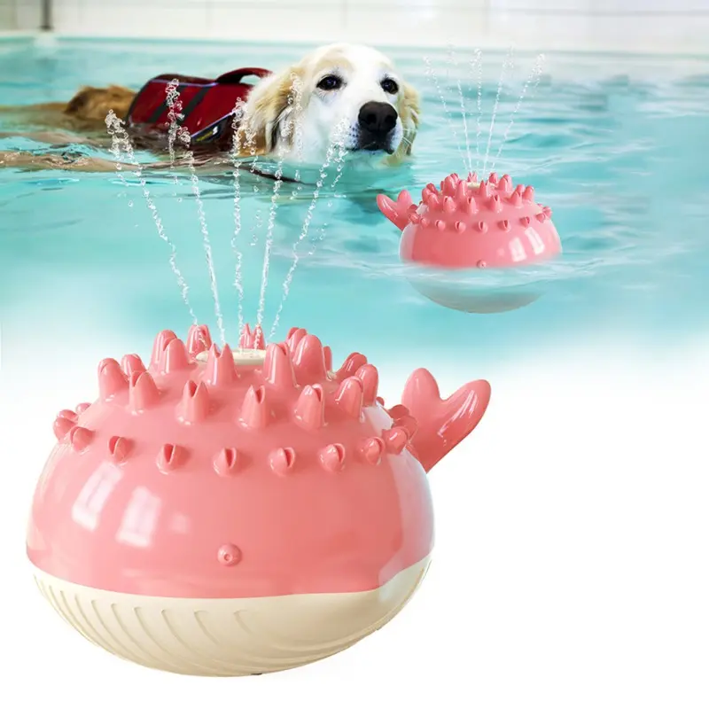 Summer Electric Floating Swimming Pet Bathing Water Spray Dog