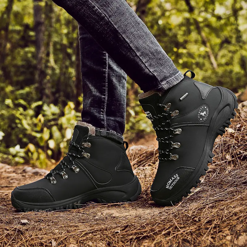 Autumn and Winter Outdoor Non-Slip Wear-Resistant Hiking Shoes