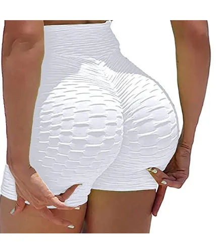 Summer Women'S Solid Color Breathable Leggings Shorts Buttocks White - Shop at LoveMi