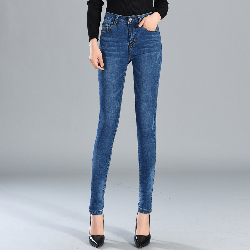 Slim Fit Petite Pencil Jeans Navy - Shop at LoveMi