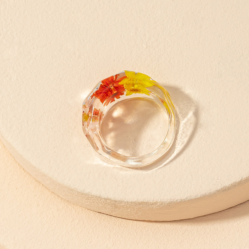 1 Dried Flower Flower Ring Cross-Border Ins Jewelry Qingdao Jewelry