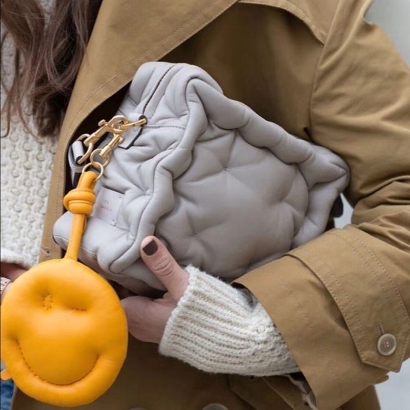 Soft Cotton Three-Dimensional Pattern Cute Brick Shoulder Bag Messenger Bag