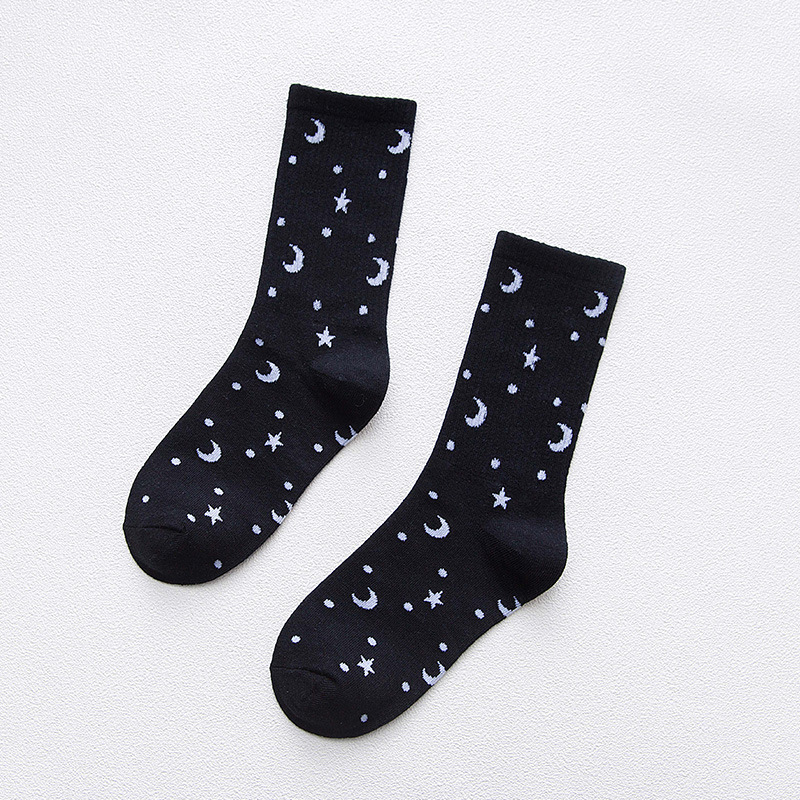 Title 1, Letter Star Moon Cotton Tube Women