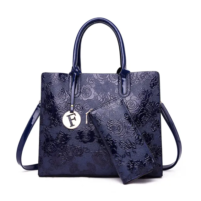 New Fashion Retro Flower Women's Bags Women's Handbags Shoulder Messenger Bag Picture Blue - Shop at LoveMi