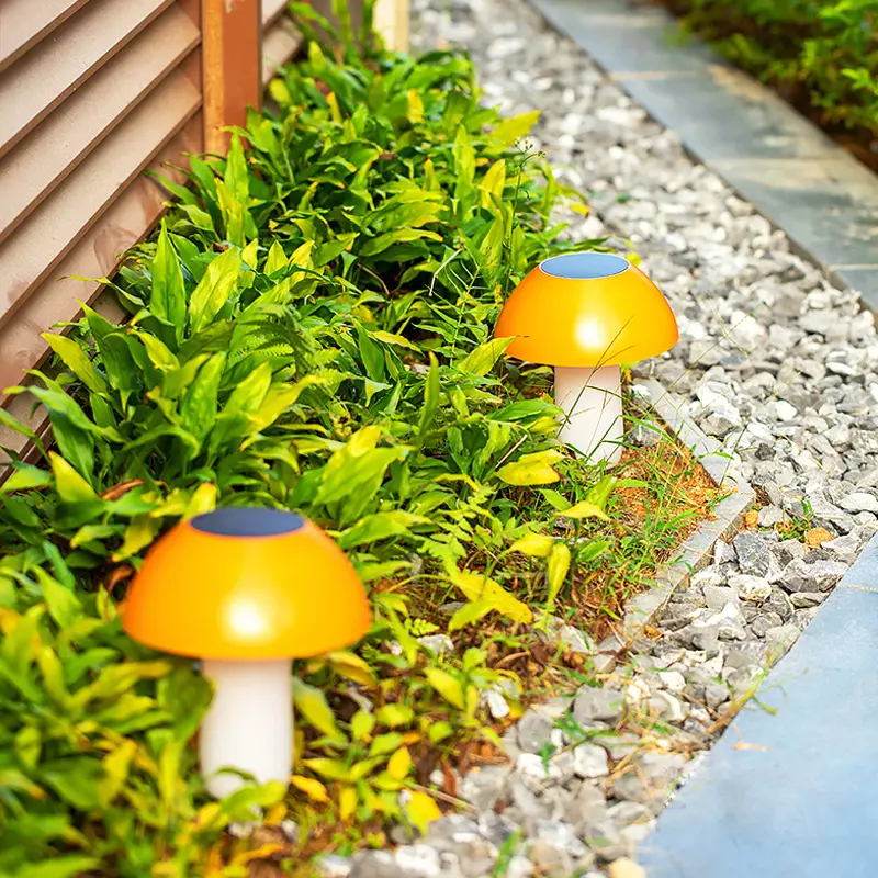Garden Landscape Lawn And Mushroom Ground Plug