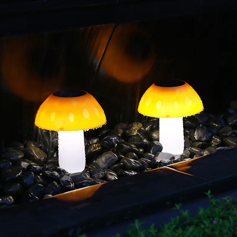 Garden Landscape Lawn And Mushroom Ground Plug