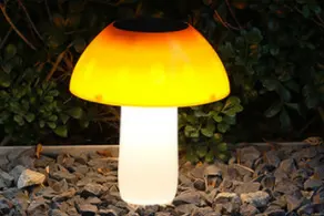 Garden Landscape Lawn And Mushroom Ground Plug