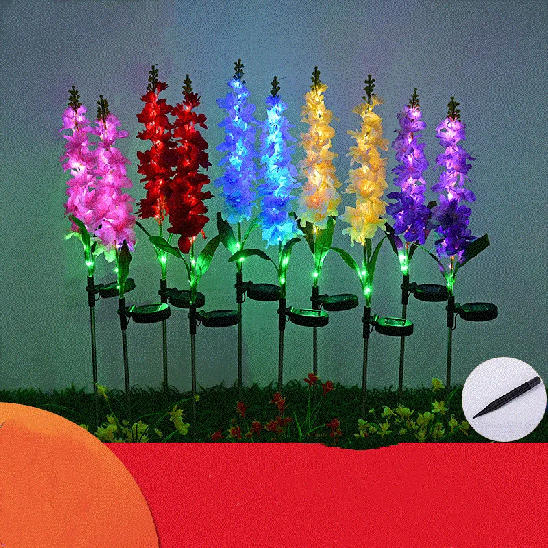 Solar Light LED Violet Lawn Light Outdoor Waterproof Garden Courtyard Park Path Corridor Lawn Decorative Lighting – image 5