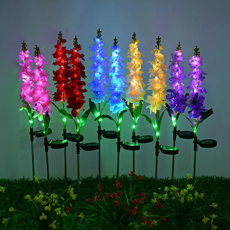 Solar Light LED Violet Lawn Light Outdoor Waterproof Garden Courtyard Park Path Corridor Lawn Decorative Lighting – image 2
