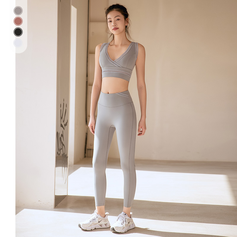 European And American Beauty BackSports Fitness Tights Women