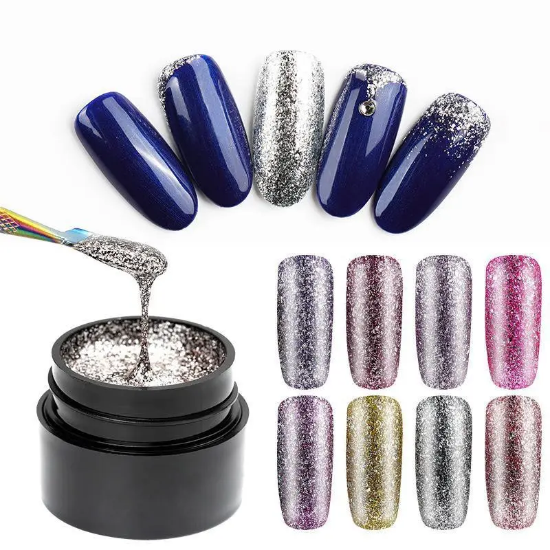 Bright Platinum UV Glue Phototherapy Nail Polish