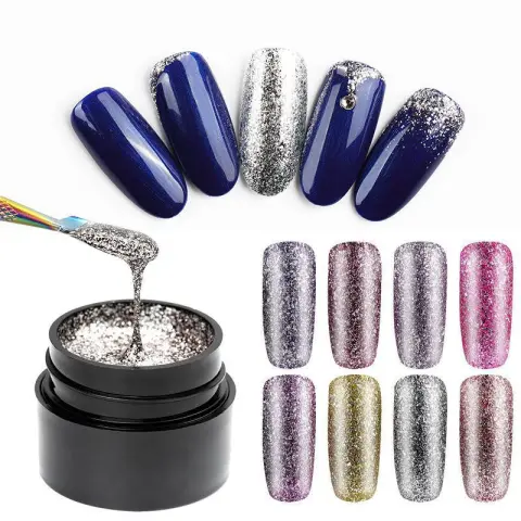 Bright Platinum UV Glue Phototherapy Nail Polish