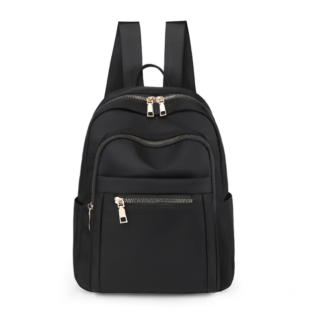 Oxford Cloth Fashion Trend School Bag Travel Backpack Large Capacity Backpack Black - Shop at LoveMi