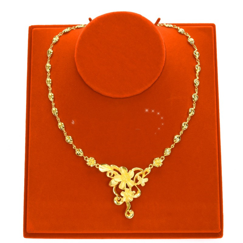 Dragon And Phoenix Gown Wedding Jewelry Necklace Rose