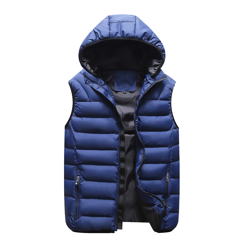 Down Cotton Vest Vest Jacket Plus Velvet Warm Sleeveless Waistcoat