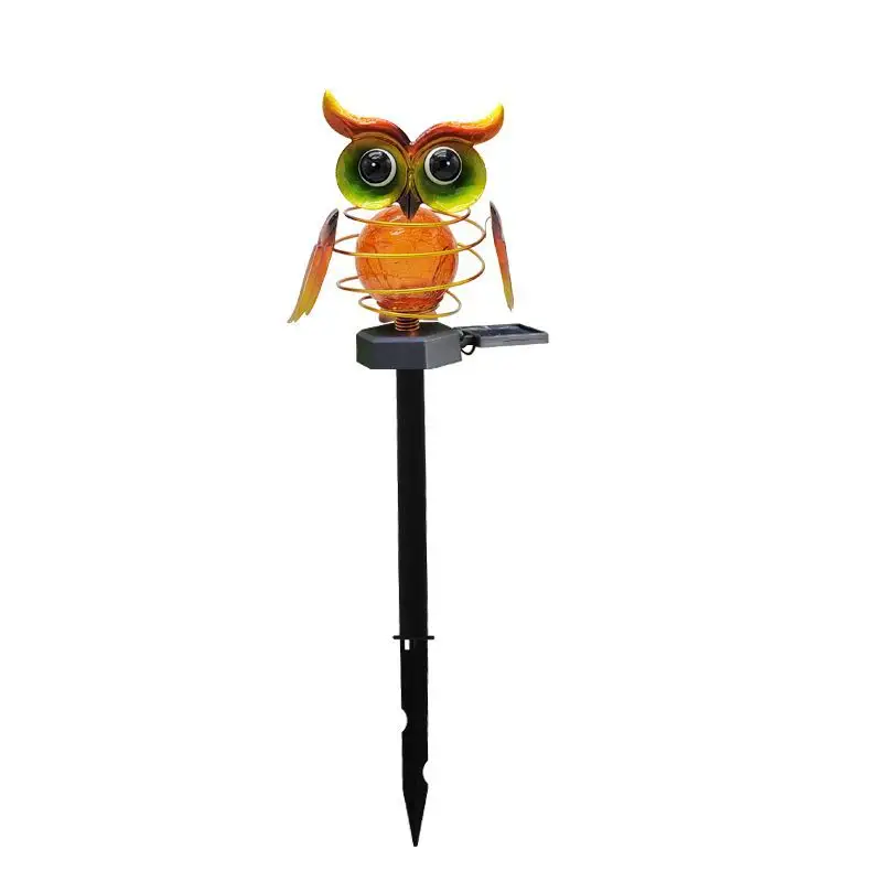 Solar Owl Lawn Lamp Outdoor Waterproof LED