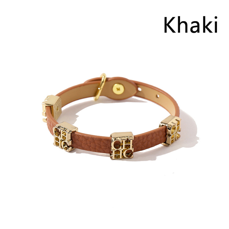 Alphabet Leather Pu Bracelet Multi-Color Four-Letter Bracelet