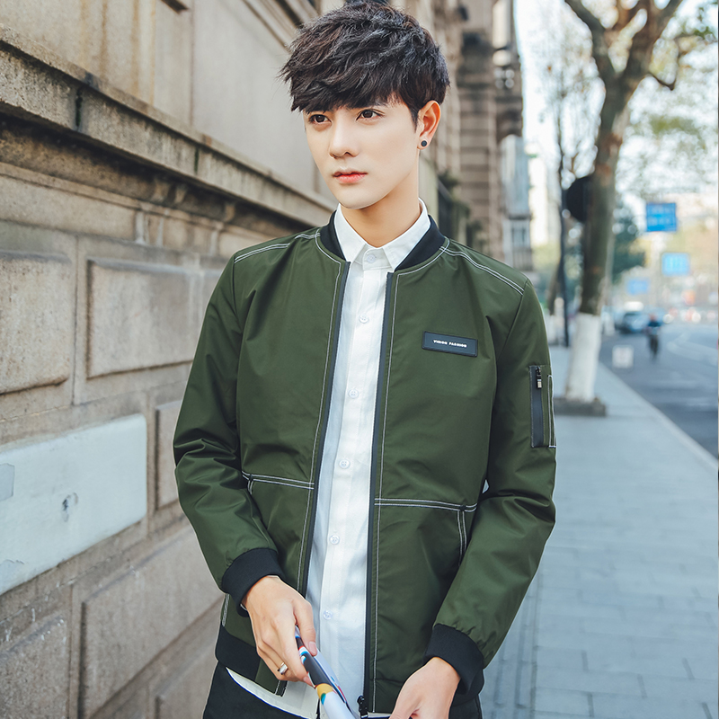 Han Edition Tide Cultivate One's Character Youth Autumn Winter Installs Leisure To Add Velvet