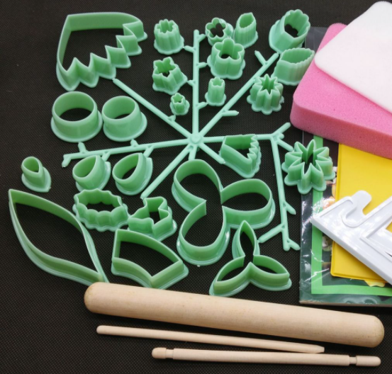 Title 4, New Fondant Cake Making Tool Set