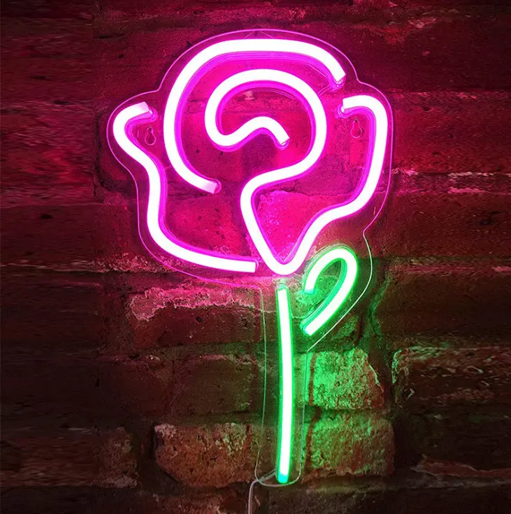 Led Transparent Backboard Neon Light Special-Shaped Wall
