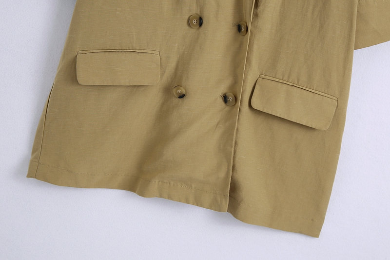 The Same Style European And American All-Match Women's Summer New Double-Basted Blazer