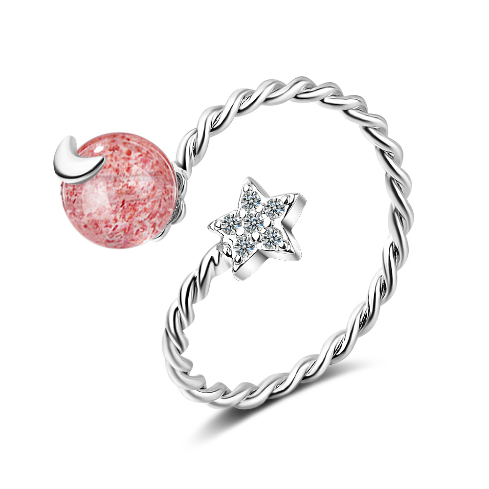 Ring Female Opening Star Moon Index Finger Ring