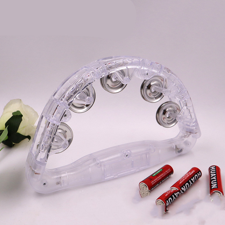 Title 2, Plastic Led Flashing Tambourine Musical Sensory...