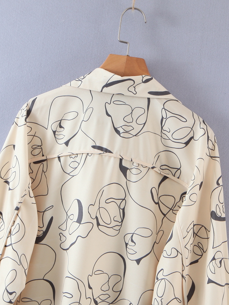 Long Sleeve Casual Lapel Loose Cardigan Shirt