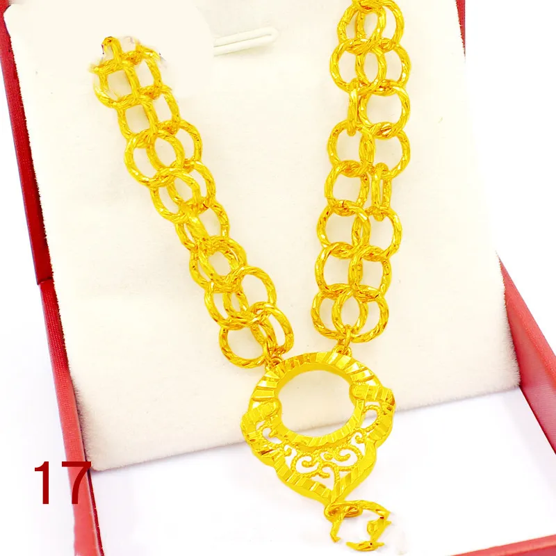 Sand Gold Plated Clavicle Chain Children'S Strap Pendant Peach Heart Necklace - Q