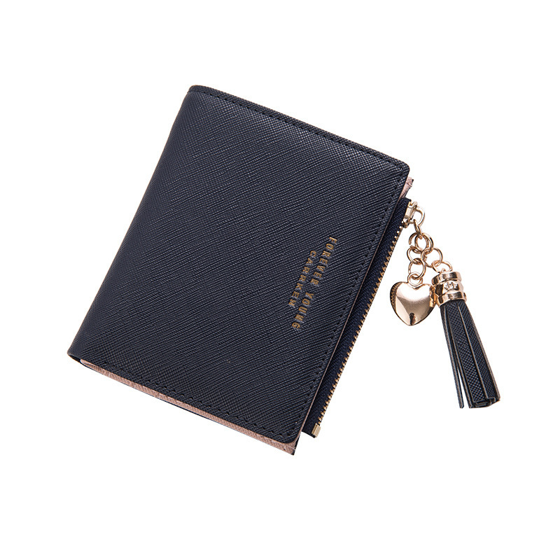 let Women Coins Zipper Purses Portefeuille Female Clutch Bag Black - Shop at LoveMi