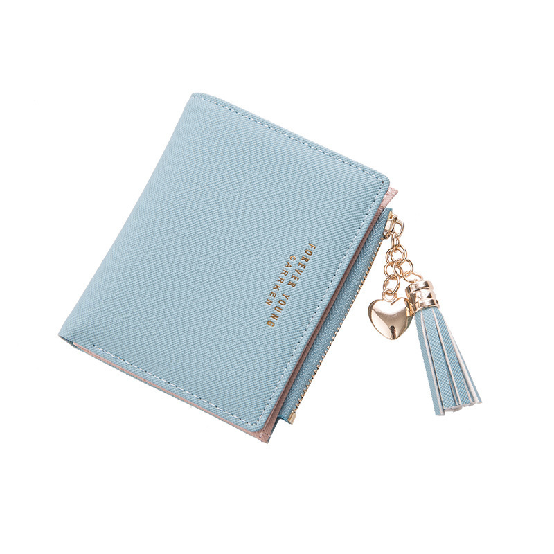 let Women Coins Zipper Purses Portefeuille Female Clutch Bag Blue - Shop at LoveMi