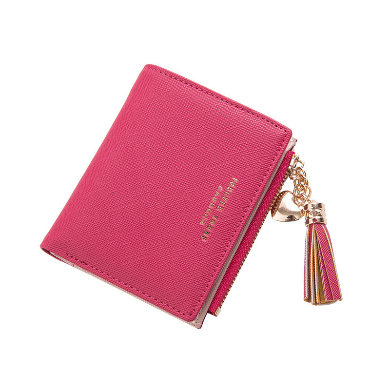 let Women Coins Zipper Purses Portefeuille Female Clutch Bag Red - Shop at LoveMi